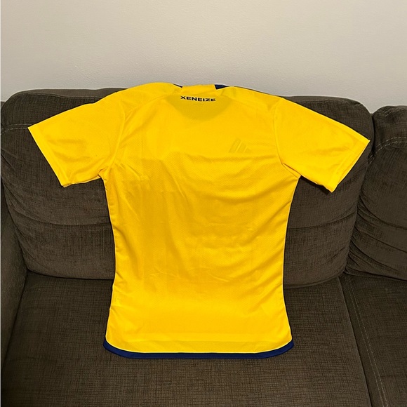 Adidas Authentic Boca Juniors Argentina Soccer Yellow HT3675 Jersey Men's Sz: S - Picture 7 of 7
